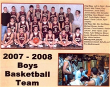 2007 and 2008 NEHS Boys' Basketball Teams