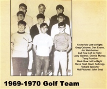 1969-70 Golf Team