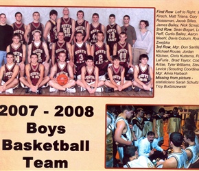 2007 and 2008 NEHS Boys' Basketball Teams